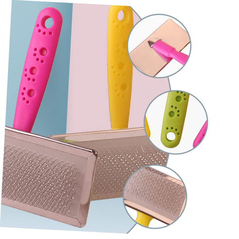 Mipcase 3pcs Pet Comb Hair Remover Tool, Dog Slicker Brush, Self Cleaning Grooming Combs for Pet Hair