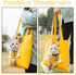 Cute Bee-Shaped Pet Canvas Shoulder Bag, Portable Cats Small Pet Tote Chest Bag, Pet Carrier for Small Dogs and Cats