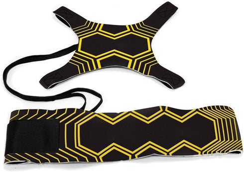 Football Kick Trainer, Soccer Training Aids, Hands Free Throw Sole Practice Equipment for Kids