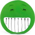 CHIWAVA 4 Pack 3.2'' Latex Squeaky Dog Toy - Smiley Face Balls for Small Dogs