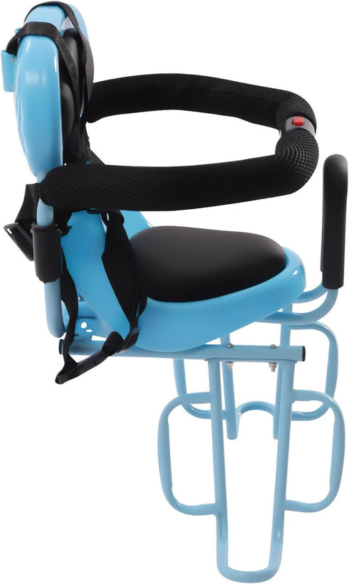 SHATUOA 6 6 Removable Rear Kids Bike Seat, Portable Baby Safety Rear Seat with Soft Cushion, Back-Mounted Child Bike