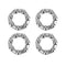 X AUTOHAUX 4pcs 20.5mm x 7 Ball Bearing Cages Crank Bearings Wheel Bearing Retainer for Bicycle