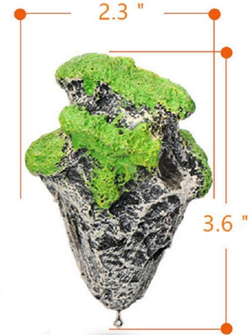 Hewnda Aquarium Decorated with Suspended Rock - Floating Moss Rock Resin Stone - Fish Tank Decorated Rock, Small Aquarium Rock Magic Hallelujah Floating Garden Reconstruction Pandora