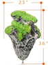 Hewnda Aquarium Decorated with Suspended Rock - Floating Moss Rock Resin Stone - Fish Tank Decorated Rock, Small Aquarium Rock Magic Hallelujah Floating Garden Reconstruction Pandora