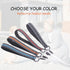 Chew Proof Dog Leash, 5 ft Steel Cable Lead with Reflective Soft Padded Handle, Sturdy Waterproof - Black