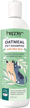 Hepper Oatmeal Shampoo for Dogs, Cats, and Other Pets - All Natural, Sensitive Skin Treatment - Cucumber & Aloe