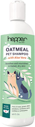 Hepper Oatmeal Shampoo for Dogs, Cats, and Other Pets - All Natural, Sensitive Skin Treatment - Cucumber & Aloe
