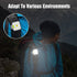 Running Light, 2Pack Reflective Safety-Light for Runners, Rechargeable LED Clip On Lights for Hiking, Running, Outdoor