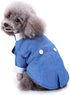 GabeFish Pets Wedding Jackets Suit for Dogs with Bow Tie, Puppy Cat Formal Clothes, Tuxedo Blue X-Large
