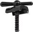 Folding Bike Faucet Handlebar C Buckle - Aluminum Alloy Foldable Clamp Parts for Brompton (Black)