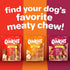 8 Count Hartz Oinkies Jerky Twists with Naturally Smoked Pork & Real Chicken Breast Dog Treats, Highly Digestible Long