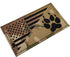 Reflective K9 Dog Handler Patches, K-9 USA Flag Tactical Military Appliques with Hook and Loop for Vests Harnesses