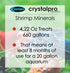 Shrimp Minerals 4.22 Oz, Essential Minerals for Shrimp Tanks and Invertebrates, Aquarium Supplies
