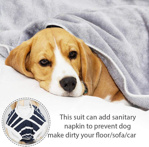 Dog Diapers Period Suit for Female Dog Sanitary Panties in Heat Male Doggy Diapers Cover Dog Onesie to Keep Diaper On