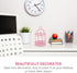 3pcs Mini Birdcage Ornament, Metal Wire Bird Cage for Desktop Storage, Miniature Hanging Decoration