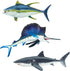 10 Set 3+ Safari Ltd. Pelagic Fish TOOB - Figurines of Sharks, Fish and Whales - Educational Toy for Boys, Girls