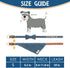 EXPAWLORER Dog Collar and Leash Set, Classic Plaid Bow Tie and Bandana Collar with Bell, Adjustable for Small Medium