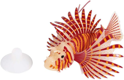 HEEPDD Artificial Glowing Fish - Luminous Fake Lion Fish Aquarium Ornament (Red)
