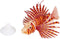 HEEPDD Artificial Glowing Fish - Luminous Fake Lion Fish Aquarium Ornament (Red)