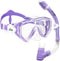 Kids Snorkel Set - Dry Top Snorkel Mask Snorkeling Gear for Boys Girls Youth