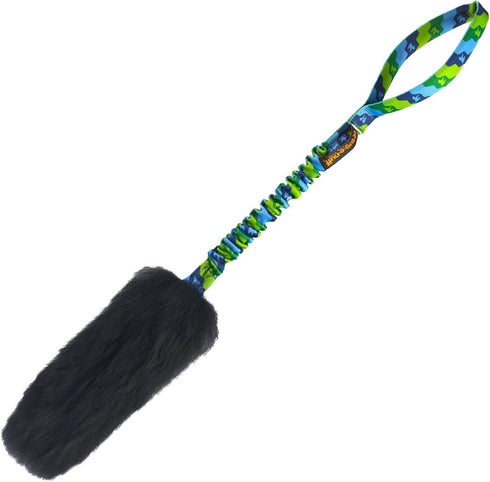 Tug-E-Nuff WondaBaa Bungee Tug Toy for Dogs - Durable Interactive Training Toy in 3 Colours, Size 23 x 3 inches