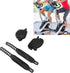 (1/2in Exercise Pedals, Anti Slip Strip Pattern for Stationary Bikes - Portable with Adjustable Strap Thread)