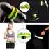 Reflective Vest with 2 Pack Reflector Armbands, Adjustable Elastic Safety Belt for High Visibility Running, Jogging,