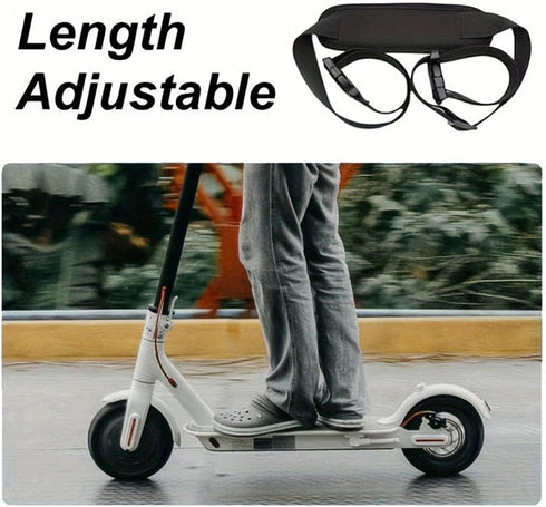 ShanLily Adjustable Scooter Shoulder Strap - Non-Slip Carrying Strap for Bicycle, Beach Chair, Folding Bike & Yoga