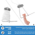 30FT/9.14M 4OZ 3PCS/6PCS Crab Throw Line Length with Lead Weight Crab Trap Line Kit