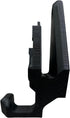 Snowboard Wall Mount with Hooks - Universal Design Snowboard Rack, Space Saver Wall Art (Black & White)