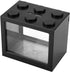 Zerodis Small Acrylic Mini Fish Tank, Desktop Aquarium Bowl for Goldfish with USB LED Light