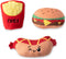 Fringe Studio Plush Dog Toy Set - Fast Foods, 3 Piece Set from PetShop Collection (289504)
