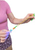 AMERICAN WIT 100 (2) Cool LED Light Up Helicopters (Multicolored) Slingshot Style Flying Toy Arrow Launch Flies up