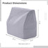 600D Oxford Cloth Boat Seat Cover, Waterproof and Dustproof Boat Seat Cover, Drawstring Boat Cover Compatible