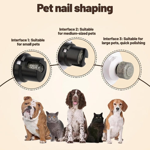 2026 3 Speeds,2000mAh Upgrade Silent Groom Pro Nail Grinder,Silent Groom Pro for Dogs,with LED Light & Battery,Quick