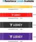 LEEKEY Resistance Bands, Exercise Bands Set for Working Out, Pull Up Assist Bands for Men and Women