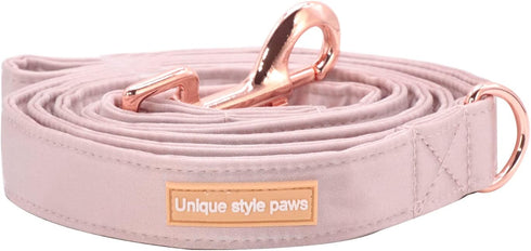 Unique Style Paws Silk Dog Leash - Durable Leashes with Welded D-Ring, Comfortable Handle for Small Medium Large Dogs