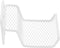 Dumbbell Rack Wall Mount Weight Holder White Single-piece Compact Storage Stand for