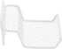 Dumbbell Rack Wall Mount Weight Holder White Single-piece Compact Storage Stand for