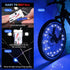 TINANA 2 Tire Pack LED Bike Wheel Lights, Ultra Bright Waterproof Spoke Lights for Night Riding Safety