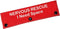 Funny Dog Leash Sleeve - Nervous Rescue Space Dog Leash Wrap with Hanging ID Patch Tag