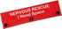 Funny Dog Leash Sleeve - Nervous Rescue Space Dog Leash Wrap with Hanging ID Patch Tag