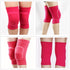 Soft Kneepads Cotton Volleyball Tennis, 1 Pair Women’s Knee Protector Guards for Athletic Use, Rose, Size S