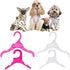 Pet Clothing Hanger, 10PCS Plastic Anti-Skid Dog Puppy Cat Clothes Clothing Rack for Small Animals (Pink, S by Symphonyw