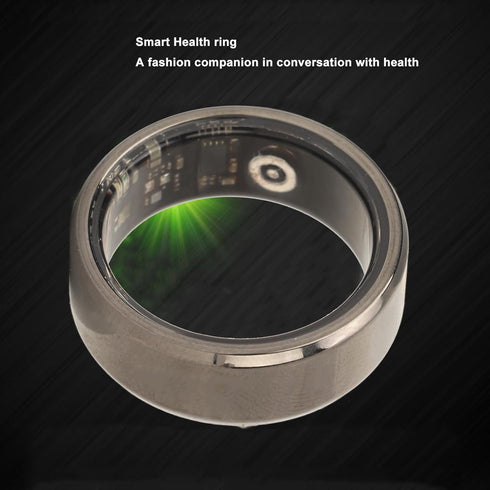 Smart Ring Health, IP68 Waterproof Smart Health Ring, Sleep Quality Ring with Charging Case for Android (No. 10)