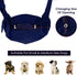 Lukovee Pet Sling, Adjustable Hand Free Dog Carrier, Breathable Cotton Tote Bag for Small Pets