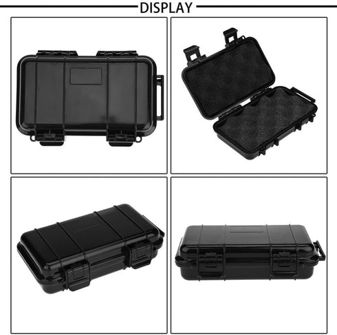 Outdoor Shockproof Airtight Waterproof Container Storage Box, Sealed Case for Fishing Carry Box (A)