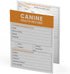 Pet Supplies (25 Pack) Premium Canine Health Record Booklets for Dog Vaccines and Puppy Shot Vaccination