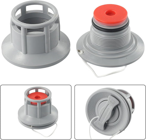 Generic Eight-Hole Air Valve Adapter For-Lay-Z-Spa,For Kayak,Dinghy & Inflatable Boat,PVC High Pressure Pump Hose