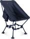 iClimb Two-Heights Light Compact Comfortable Camping Folding Beach Chair with Anti-Sinking Large